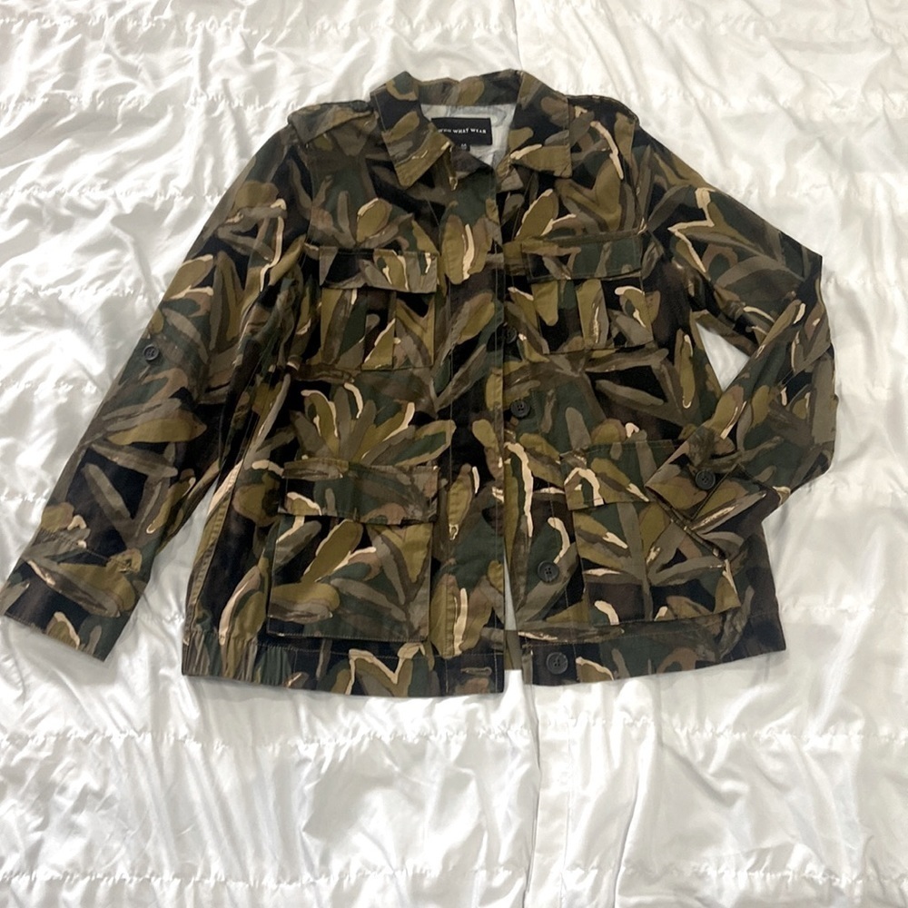 Who What Wear Camouflage Jacket Size M
